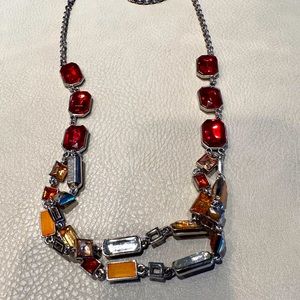 Vintage catchy gem necklace!